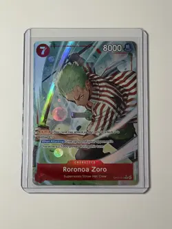 Roronoa Zoro OP14-015 Alternate Art One Piece Azure Sea's Seven - Image 1