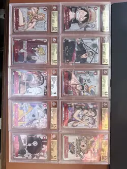 2022 One Piece Promos 25th Anniversary Edition Complete Set #ST01 Japanese BGS - Image 1