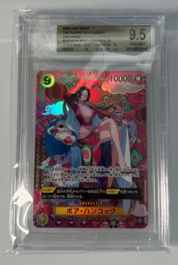 2025 One Piece Japanese The Azure Sea's Seven #OP14112 Boa Hancock SP BGS 9.5 - Image 1