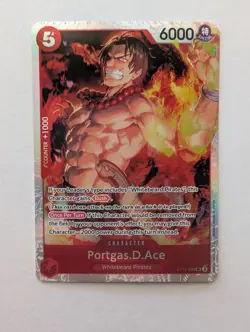 Portgas.D.Ace ST15-005 - One Piece TCG - SR Foil Near-Mint Super Rare English - Image 1