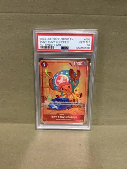 2024 ONE PIECE TONY TONY CHOPPER AA PRB01 ONE PIECE CARD THE BEST #006 PSA 10 - Image 1