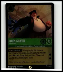 Disney Lorcana John Silver 89/204 Foil - Image 1