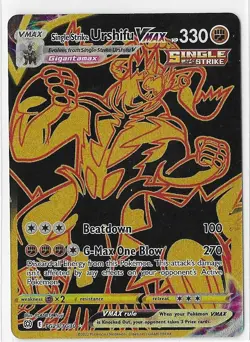 Single Strike Urshifu VMAX - TG29/TG30 - Pokemon Brilliant Stars Secret Rare NM - Image 1