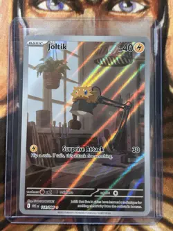 Joltik 116/086 IR Pokemon Sv: White Flare Holo English Full Art - NM 🔥 - Image 3