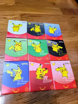 ⚡POKEMON 25TH ANNIVERSARY⚡2021 MCDONALDS PROMO TOY SET OF 4⚡PIKACHU⚡READ⚡ - Image 1