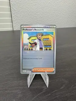 Professor's Research (Professor Oak) 22/131 Poke Ball Pattern Holo Pokemon - Image 1