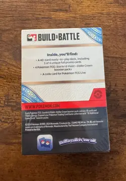 Pokemon - Scarlet & Violet Stellar Crown - Build & Battle Box Sealed 2024 - Image 2