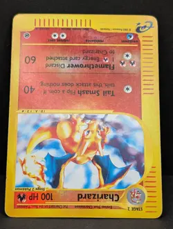 Charizard 039/165 Expedition Base Reverse Holo Rare Pokemon TCG Nintendo MP - Image 4