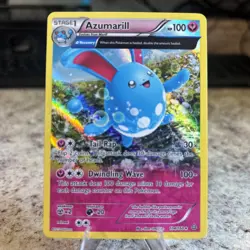 Pokemon TCG Azumarill Primal Clash 104/160 Regular Holo Rare - Image 1