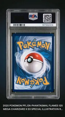 Pokemon 2025 Mega Charizard X ex 125/094 SIR Phantasmal Flames GEM MINT PSA 10 - Image 4