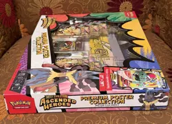 Pokemon Ascended Heroes Premium Poster Collection | Mega Lucario | SEALED - Image 3