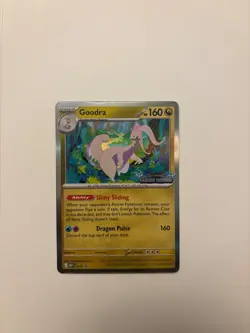 Pokemon Goodra MEP 077 Promo Chaos Rising Pre-Release Stamp - Image 1