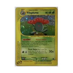 Vileplume 31/165 Englisch Expedition 2002 Holo Rare Nintendo Pokemon TCG swirl - Image 1