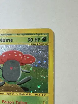 Vileplume 31/165 Englisch Expedition 2002 Holo Rare Nintendo Pokemon TCG swirl - Image 2