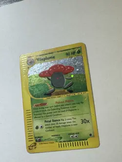 Vileplume 31/165 Englisch Expedition 2002 Holo Rare Nintendo Pokemon TCG swirl - Image 4