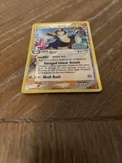 Pokemon TCG Blastoise 2/100 Crystal Guardians Reverse Holo Rare Stamped - Image 2