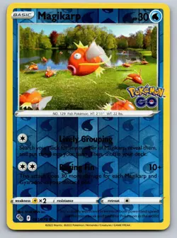 MAGIKARP 021/078 REVERSE HOLO C POKEMON POKEMON GO NM/M - Image 1