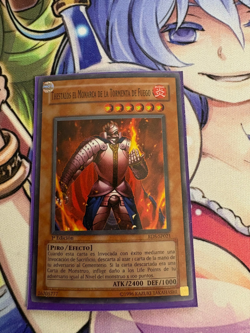 THESTALOS THE FIRESTORM MONARCH SUPER SPANISH RDS-EN021 SP021 LIGHT PLAY YUGIOH - Image 1