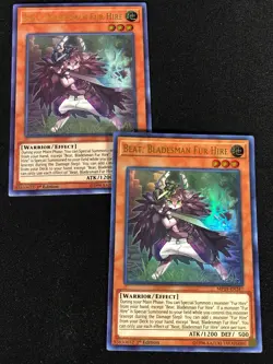 Yugioh Beat, Bladesman Fur Hire MP19-EN247 1ST ULTRA x2 (NM) - Image 1