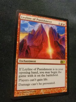 Leyline of Punishment Core Set 2011 M11 NM Regular Magic The Gathering MTG Tcg * - Image 2