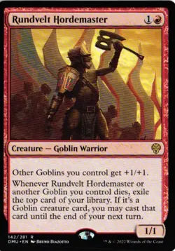 Rundvelt Hordemaster R Promo Pack: Dominaria United 142 NM - Image 1