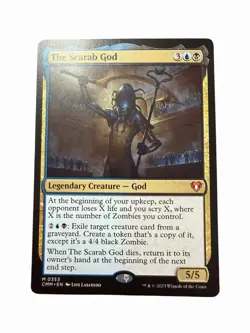 MTG The Scarab God Regular Commander Masters 353 - Image 1