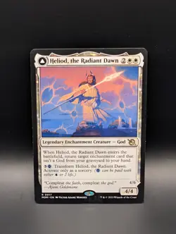 MTG - Heliod, the Radiant Dawn/Heliod, the Warped Eclipse - MOM #17 - Rare - Image 1