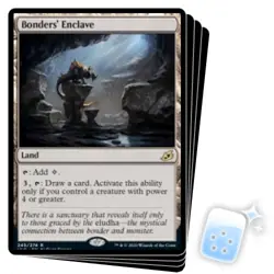 BONDERS' ENCLAVE X4 Ikoria IKO Magic MTG MINT CARD - Image 1