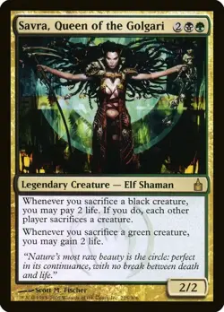 Savra, Queen of the Golgari 225 Ravnica: City of Guilds Magic: The Gathering LP - Image 1