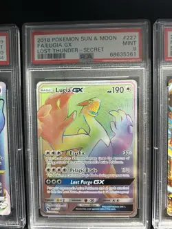 Pokemon TCG - Lugia GX 227/214 Lost Thunder PSA 9 - Image 1