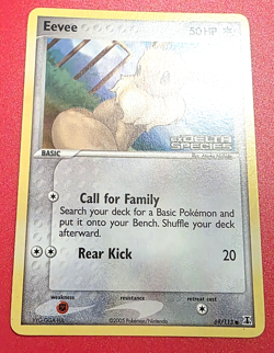 Eevee 69/113 EX Delta Species Reverse Holo Stamped Pokemon TCG Card 2005 LP NM - Image 3