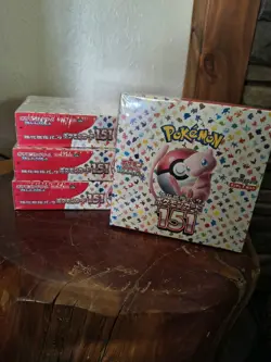 Lot of (4) Pokemon TCG Japanese SV2a 151 Booster Boxes SEALED/NEW - Image 1