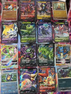 Pokemon 16 Card Lot nm V Max Mega Amazing Ex HOLO Rare Hits Only D79 - Image 1