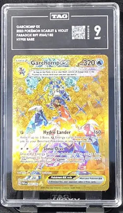 2023 Pokemon Paradox Rift Garchomp EX 260/182 Hyper Rare TAG 10 - Image 1