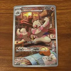 Gurdurr 126/086 Holo Illustration Rare Black Bolt Pokemon Near Mint - Image 1
