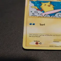 Surfing Pikachu 114/111 Secret Rare - Pokemon Rising Rivals - LP - Image 3