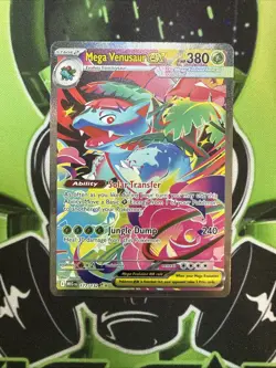 Pokemon TCG Mega Evolutions Venusaur EX 177/132 Special Illustration Rare NM - Image 1