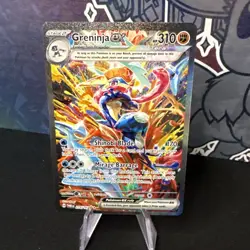 Pokemon Greninja ex 214/167 SV06: Twilight Masquerade Special Illustration Rare - Image 1