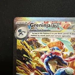 Pokemon Greninja ex 214/167 SV06: Twilight Masquerade Special Illustration Rare - Image 3