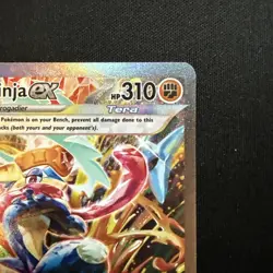 Pokemon Greninja ex 214/167 SV06: Twilight Masquerade Special Illustration Rare - Image 4