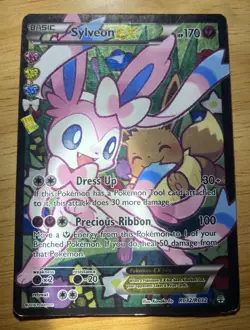 Pokemon TCG RC32 Sylveon EX Eevee Holo Lot 2 Cards English 2016 - Image 1
