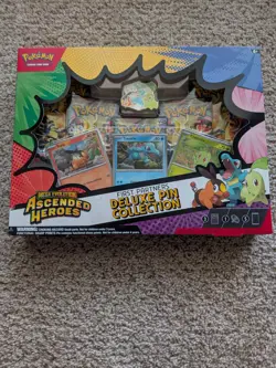 Pokemon TCG Ascended Heroes First Partners Deluxe Pin Collection Sealed - Image 1