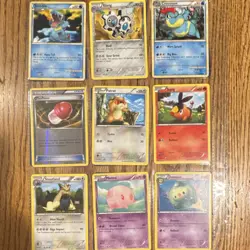 Pokemon TCG Card Lot Totodile Charmander Squirtle Unown Cyndaquil Regular & Holo - Image 2