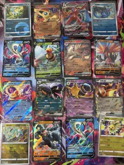 Pokemon 16 Card Lot nm V Max Mega Amazing Ex HOLO Rare Hits Only D78 - Image 1