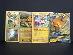 Raichu Lot HGSS Crimson Invasion Evolutions GX Promo Holo Pokemon TCG - Image 1