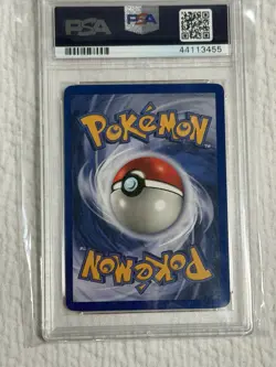 Pokemon Base Set Unlimited Raichu PSA 9 Error Slab (fossil) 14/102 - Image 2
