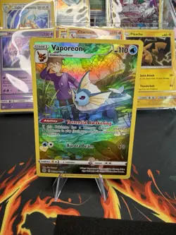 Pokemon Vaporeon TG02/TG30 Brilliant Stars Ultra Rare Holo 110 HP - Image 1