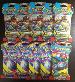 Pokemon Mega Evolution - 10 Sealed Booster Packs - Image 1