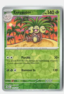 Exeggutor Reverse Holo 103/165 Uncommon 151 Pokemon Near Mint - Image 1