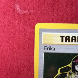 Pokemon TCG— Erika 16/132 - 1st Edition - Gym Heroes Trainer Holo Rare (2000) LP - Image 2